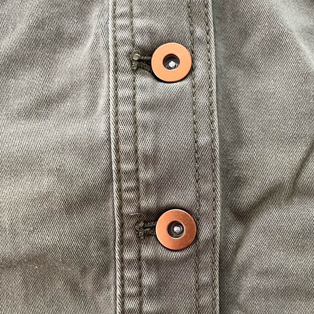 Pilcro Chino Button-Front Skirt - Picture 4 of 10